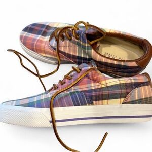 Lauren Ralph Lauren Colorful Plaid Sneakers